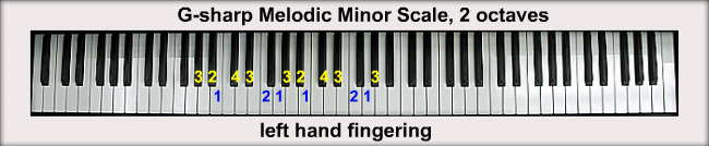 g harmonic minor scale